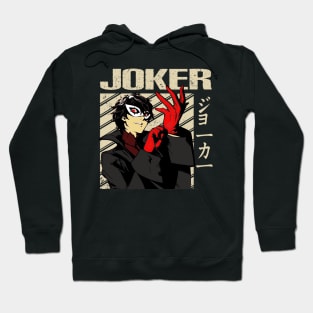 Joker's Rebellion Dive into Personas Anime with Our Designs Hoodie